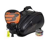 Pack Bullpadel Hack 03 24 Sac De Padel Avant Leather 2 Tambor Dry Grip