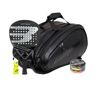 Pack Bullpadel Vertex 03 Cmf Sac De Padel Avant Leather 2 Tambor Dry Grip