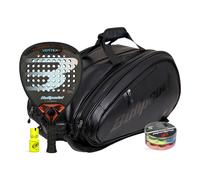 Pack Bullpadel Vertex 04 25 Sac De Padel Avant Leather 2 Tambor Dry Grip