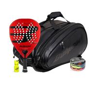 Pack Bullpadel Xplo Comfort Sac De Padel Avant Leather 2 Tambor Dry Grip