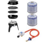 PACK Barbecue Gaz + Détendeur pour cartouche + 2 Cartouches de gaz