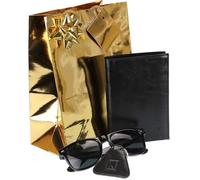 Pack cadeau portefeuille homme cuir noir TK1979 RFID - TK 1979 - TK01 - 15x11 - 11 emplacements pour cartes CB