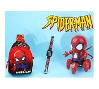 Pack Cadeau SPIDERMAN ( ROBOT + SAC BANDOULIERE + MONTRE LCD AWA )