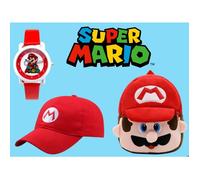 Pack Cadeau SUPER MARIO BROS ( MONTRE + SAC A DOS + CASQUETTE )