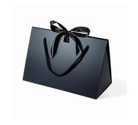 Pack cadeaux de fête, 5 Pcs Triangle Box Wedding Birthday Multicolor 30.5x15.2x19cm(Black,1 count (Pack of 1))