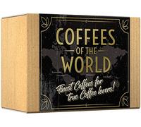Pack Café Gourmet - COFFEES OF THE WORLD | Café Moulu 600g (6 x 100g) - 6 Meilleurs Cafés d'Origine Unique | Idée Cadeau pour Elle et Lui