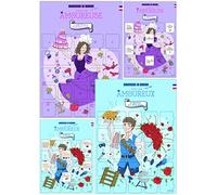 Pack Calendriers de l'Avent Couple x2 Format A3 | 25 Qualités et Bons d'Amour, 25 jours, Cadeau de Noël ou Saint-Valentin, Sans Objet, Avec Crochet