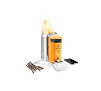BioLite - CampStove Complete Cook Kit - Réchaud à combustible sec - stainless steel / orange