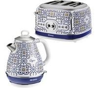 PACK Capri Bouilloire 1.7L + Grille-pain 4 fentes Design Rétro