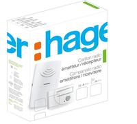 Pack carillon radio 230V 10 mélodies et flash - HAGER 53622