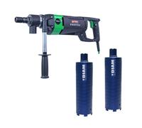 Pack Carotteuse à percussion à sec ESD162 Ø162 EIBENSTOCK & 2 couronnes Ø62/300 mm et Ø82/300 mm- 11/4 - BETON