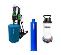 Pack Carotteuse DBE352 : EBM352/3 + Bâti BST352V EIBENSTOCK + pulvérisateur + couronne Ø200/450 mm - 1"1/4 - BETON