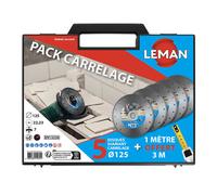 Pack carrelage LEMAN PACKCARRELAGE - 5 disques diamant + 1 mètre offert