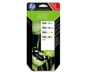 Pack cartouche d'encre HP 940 XL Noir et 3 couleurs Magenta, Cyan, Jaune G