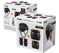 Pack Casque avec Kit de protection pour enfants Casr Classic Helmet Noir Noir