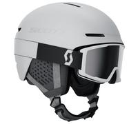 Pack Casque et masque de ski SCOTT Combo Helmet Track + Goggle Factor Pro (white) M 55-59 cm