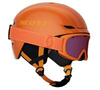 Pack casque et masque de ski SCOTT Combo Hlmt Keeper 2+Goggle Jr Witty (Orange) junior M