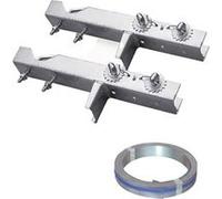 Pack Cerclage Cheminée Double Fixation + Feuillard Galvanisé 10m Fixation Antenne TNT G