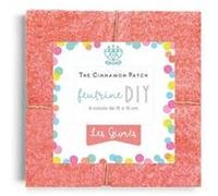PACK C'EST LA FETE - Les Givrés - 9 COLORIS FEUTRINE 15x15cm EN CAMAIEUX(...) - Bleu;Orange;Rose;Vert Bleu;Orange;Rose;Vert