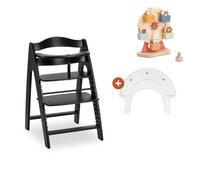 Pack Chaise Arketa N Play Blackwashed avec plateau de jeu Fun Fair Animals