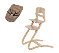 Pack Chaise haute Leander Louie Hêtre + Transat Mocca