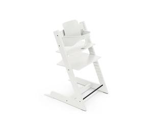 Pack Chaise haute Tripp Trapp avec son Newborn set et son Baby Set Blanc - Stokke