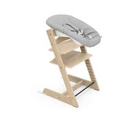Pack chaise haute Tripp Trapp Chêne Naturel + Newborn Set Gris