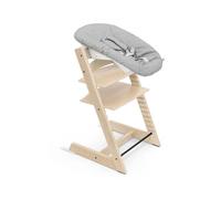 Pack chaise haute Tripp Trapp Hêtre Naturel + Newborn Set Gris
