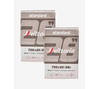 Pack chambre à air Vittoria 700 Standard (20/28C) obus amovible Valve Presta 48 mm (2 unités)