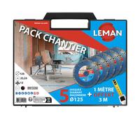 Pack chantier LEMAN PACKCHANTIER - 5 disques diamant maçonnerie + 1 mètre offert