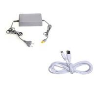 Pack Charge Wii U - Chargeur Secteur pour Console et Chargeur USB Extra-long pour Gamepad - Straße Game ® Aléatoire G