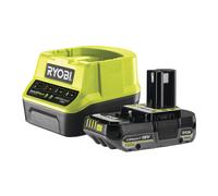 Ryobi Kit de démarrage ONE+ RC18120-120 Batterie 18 V 2,0 Ah + Chargeur 2,0 A (sans appareil)