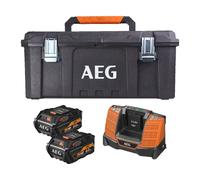 Pack chargeur + 2 batteries 18 V 6,0 Ah HIGH DEMAND SETLL1860BLTB AEG POWERTOOLS