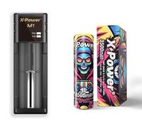 Pack Chargeur Accu M1 avec 1 Accu 18650 3500mAh - X Power