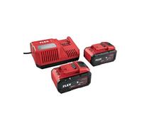 Pack chargeur et 2 batteries 18V 8 Ah - FLEX - 533175