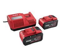 Pack chargeur et 2 batteries 18V 8 Ah - FLEX - 533175