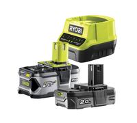 Pack chargeur rapide 2,0 A + 1 Batterie Lithium+ 18V ONE+ ? 4,0 Ah + 1 Batterie Lithium+ 18V ONE+ ? 2,0 Ah - RC1820-242