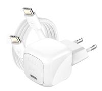 Pack Chargeur Secteur Rapide USB-C 30W Power Delivery et PPS, Câble USB-C 1m