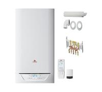 PACK CHAUDIERE GAZ MURALE ISOMAX CONDENS F30 30 KW SAUNIER DUVAL DOSSERET ET VENTOUSE INCLUS