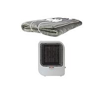 PACK Chauffage soufflant 750/1500W + Couverture chauffante 160/140cm