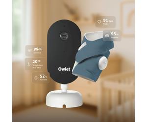 Pack chaussette connectée Dream Sock Bedtime Blue + Dream Sight Cam (0-18 mois)