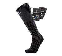 Thermic - Chaussettes chauffantes avec batteries - Sock Set Fusion Uni + S-700B - Taille 42-44 - Noir Noir 42-44