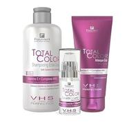 Pack cheveux colorés sensibilisés avec soin brillance Eclat Total Color Fauvert Professionnel