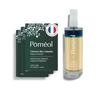 PACK CHEVEUX FINS & CASSANTS | Complément Alimentaire pour Cheveux Fins & Cassants + Sérum Régénérant | Spécial Volume & Densité, épaisseur & Gainage | Accélère la Croissance | 90 jours | POMÉOL