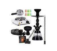 pack chicha alu 3b design economique et allume plaque et chauffe charbon et charbons à narguilé