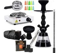 pack chicha alu 3b design economique et allume plaque et chauffe charbon et charbons à narguilé