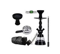 pack chicha alu 912 bk et chauffe charbon et tuyau et manche marrakech et foyer silicone vortex et charbon