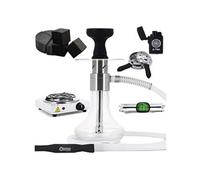 pack chicha oduman monster et charbons et chauffe charbon et foyer silicone et plaque allume charbon Neutre