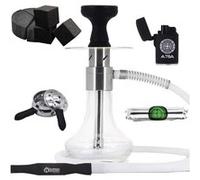 pack chicha oduman monster et charbons et chauffe charbon et foyer silicone