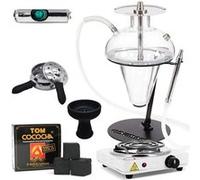 pack chicha oduman n5 junior eco et foyer vortex silicone et chauffe charbon et plaque électrique et charbon tom cococha - oduman Neutre